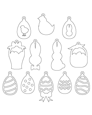 Easter Ornament Patterns