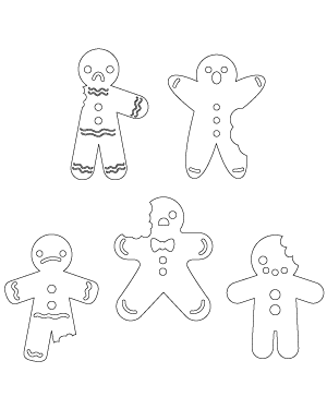 Eaten Gingerbread Man Patterns