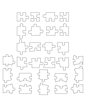 Edge Puzzle Piece Patterns