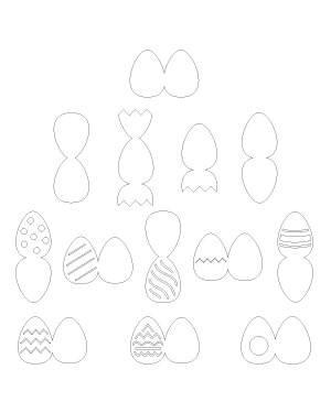 Egg-Shaped Card Patterns