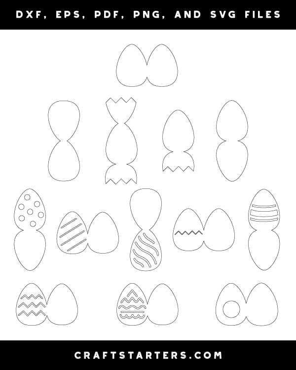 Egg-Shaped Card Patterns
