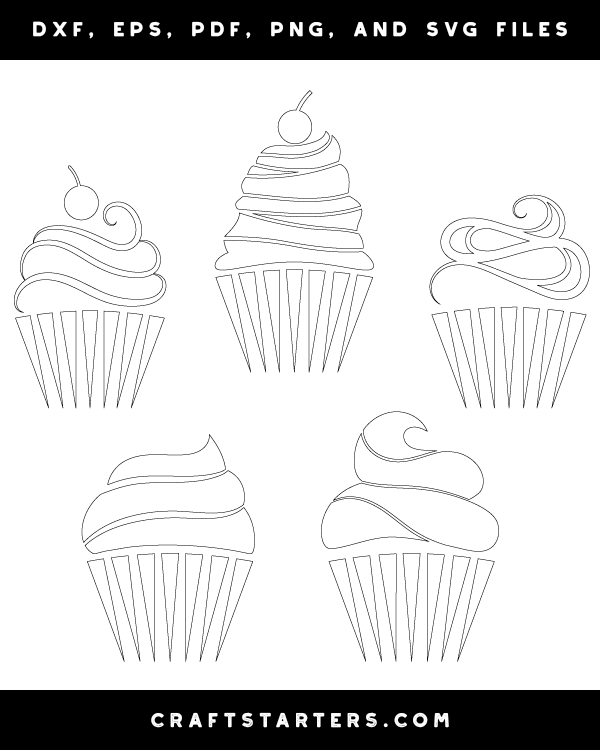 Elegant Cupcake Patterns