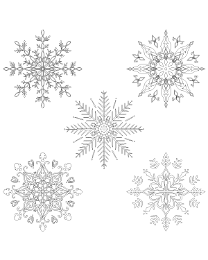 Elegant Snowflake Patterns