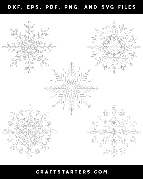 Elegant Snowflake Patterns
