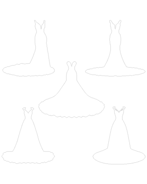 Elegant Wedding Dress Patterns