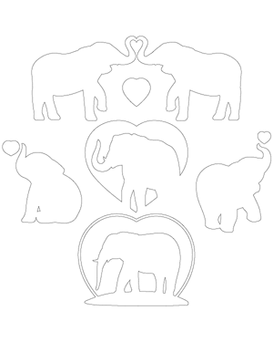 Elephant Heart Patterns