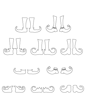 Elf Feet Patterns