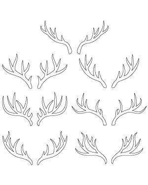Elk Antlers Patterns