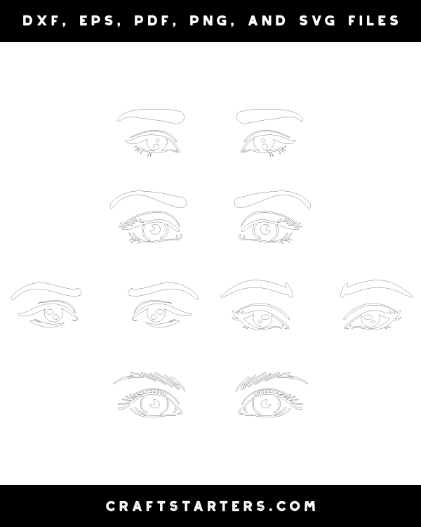 Female Eyes Patterns
