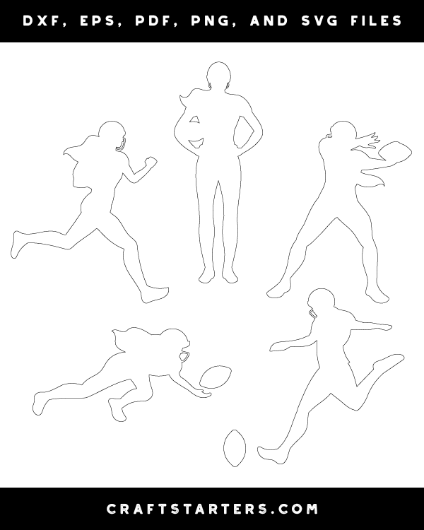 Female Football Player Patterns