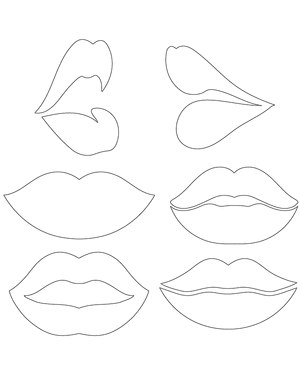 Female Lips Patterns