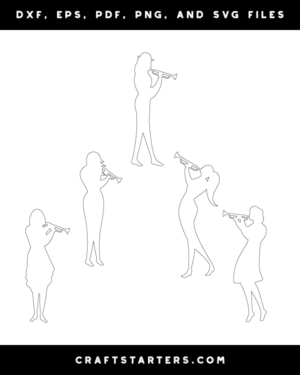 Female Trumpet Player Patterns
