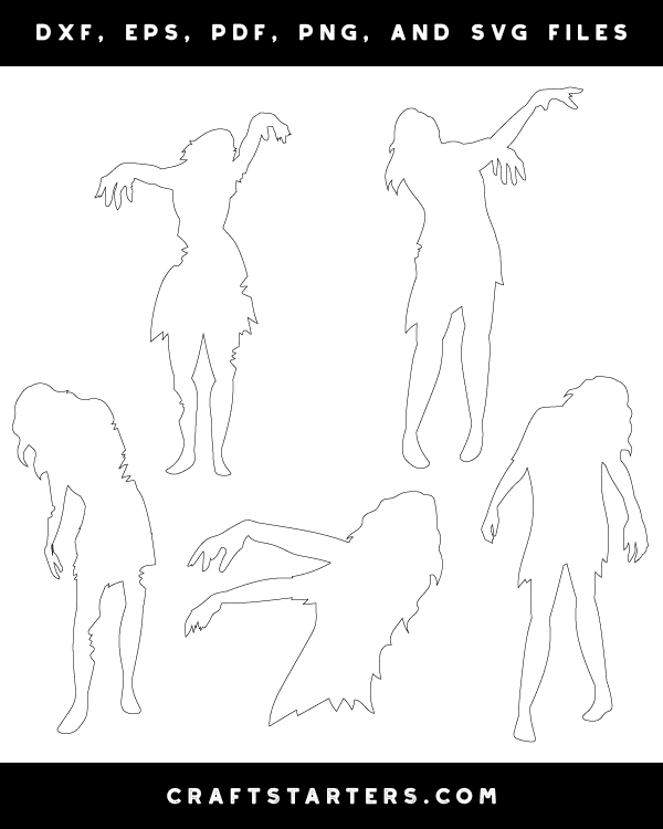 Female Zombie Patterns