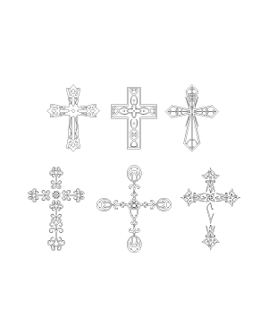 Filigree Cross Patterns