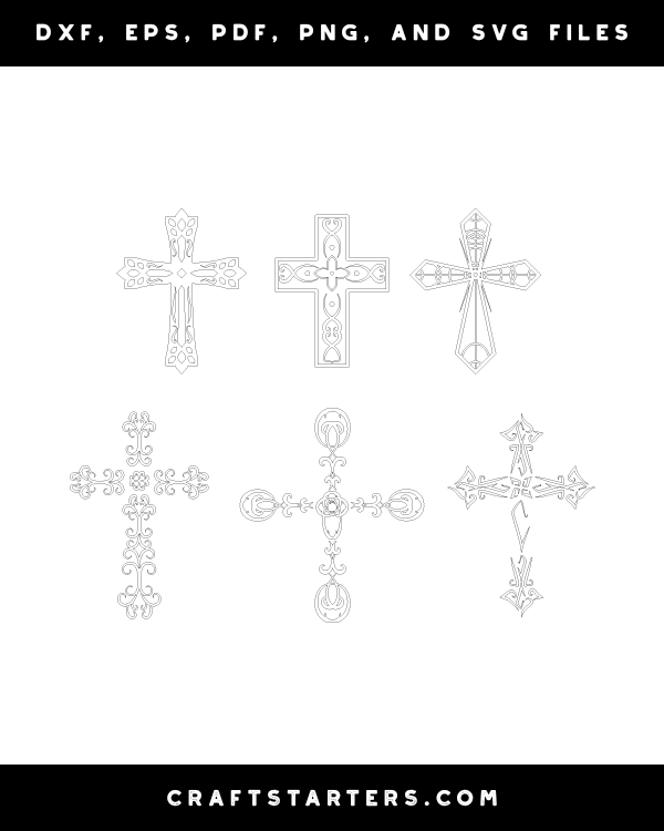 Filigree Cross Patterns