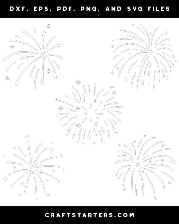 Fireworks and Stars Patterns
