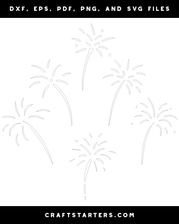 Fireworks Explosion Patterns