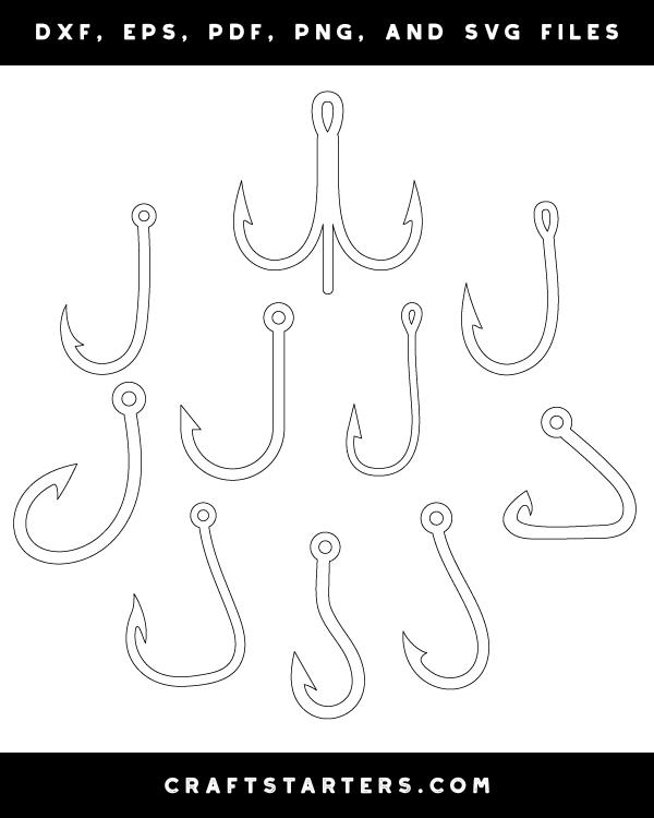 Vector Illustration Of Fishing Triple Hook Royalty Free SVG, triple hook