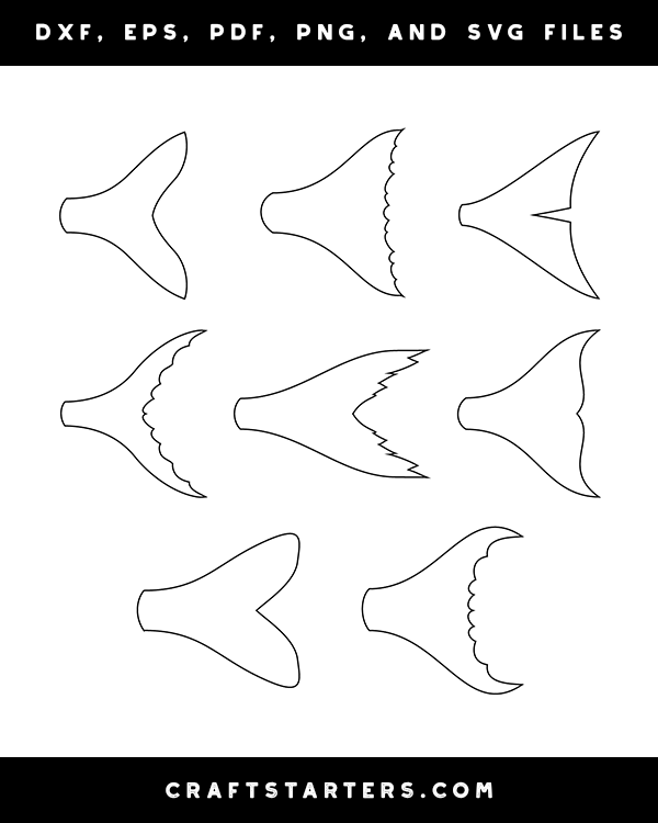 fish-tail-outline-patterns-dfx-eps-pdf-png-and-svg-cut-files