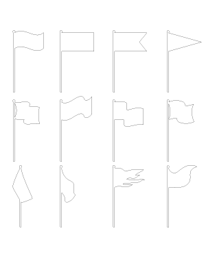 Flag On Pole Patterns