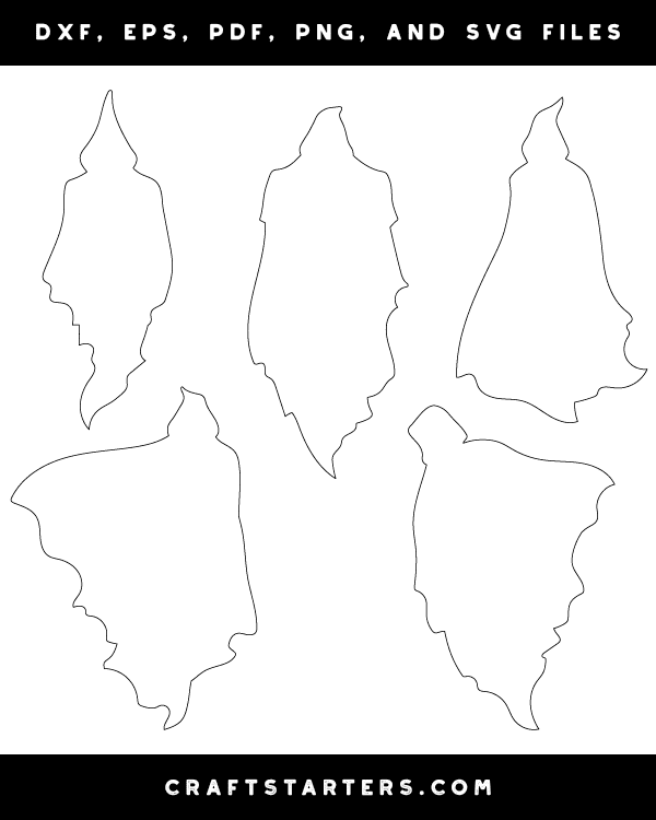 Floating Cloaked Figure Patterns