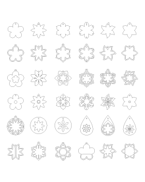 Floral Earring Patterns