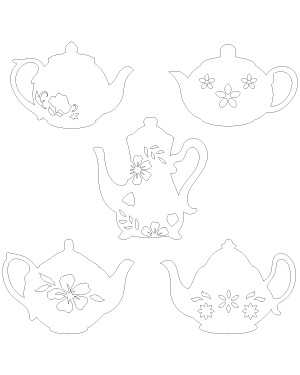 Floral Teapot Patterns