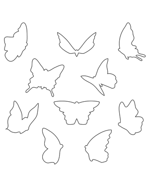 Flying Butterfly Patterns