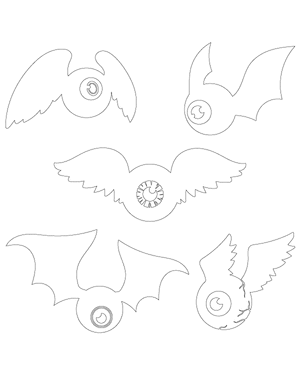 Flying Eyeball Patterns