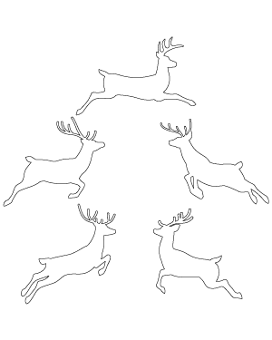 Flying Reindeer Patterns