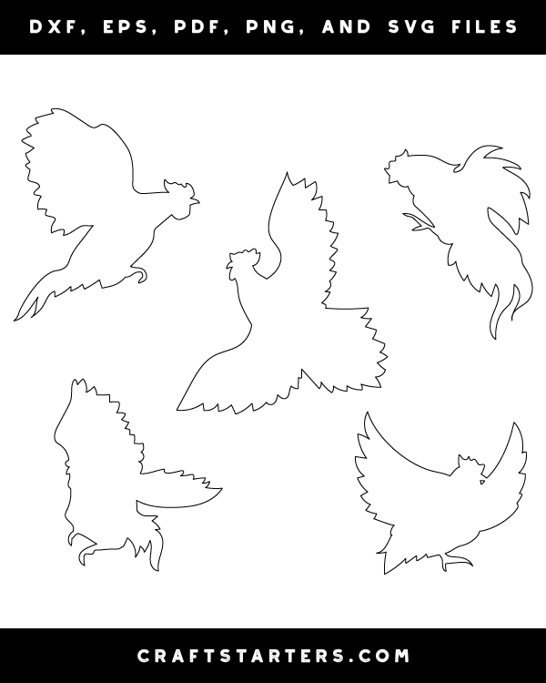 Flying Rooster Patterns
