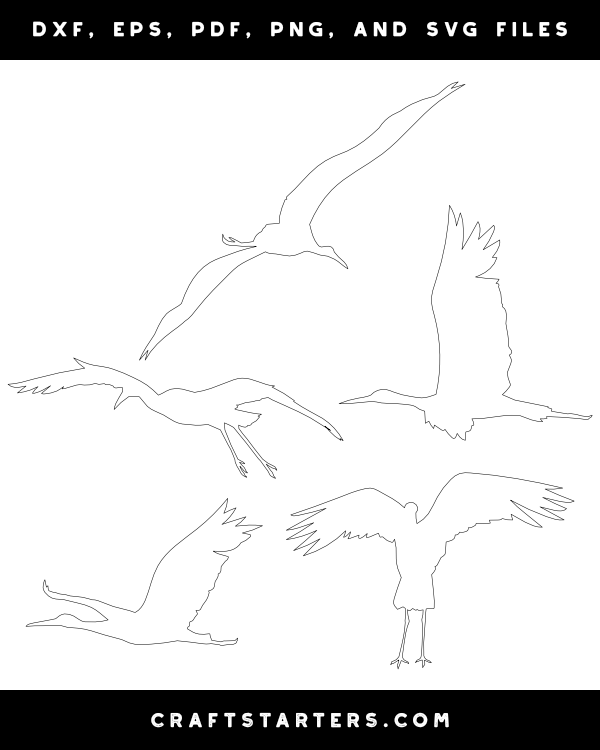 Flying Stork Patterns