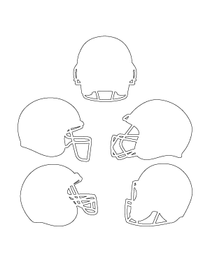 Football Helmet Patterns