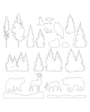 Forest Scene Creator Patterns