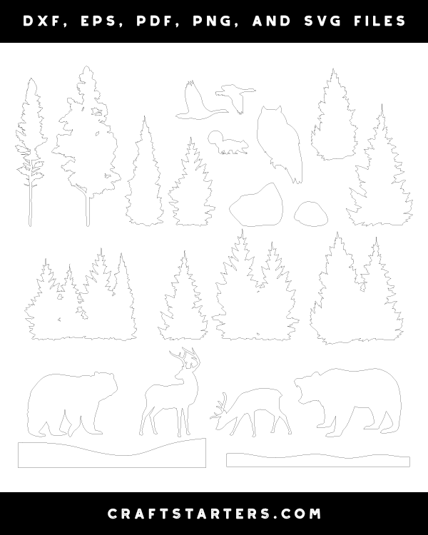 Forest Scene Creator Patterns