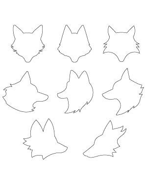 Fox Head Patterns
