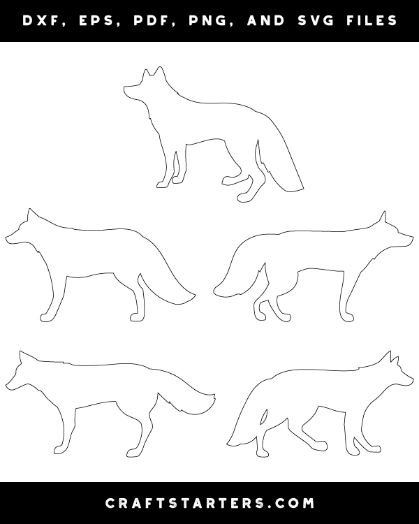 Fox Side View Patterns