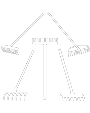 Garden Rake Patterns