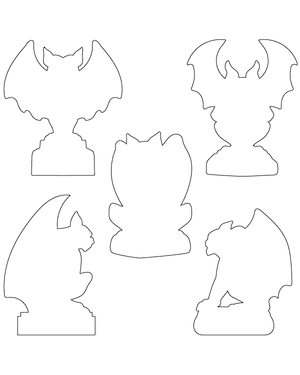 Gargoyle Statue Patterns