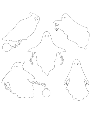 Ghost With Chains Patterns