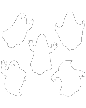 Ghost With Hands Patterns