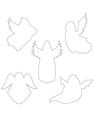 Ghost With Wings Patterns