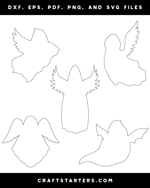 Ghost With Wings Patterns