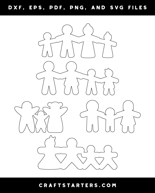 Gingerbread Family Patterns