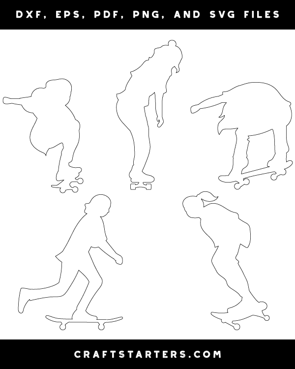 Girl Skateboarder Patterns
