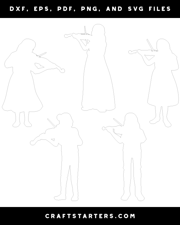 Girl Violinist Patterns