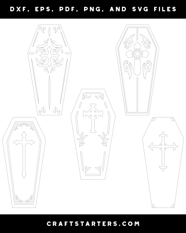Gothic Coffin Patterns