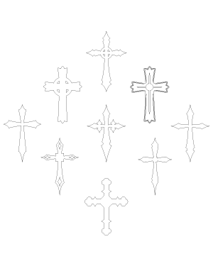 Gothic Cross Patterns