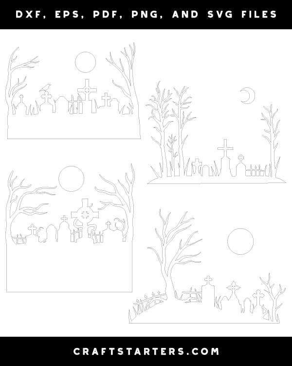 Gothic Graveyard Patterns
