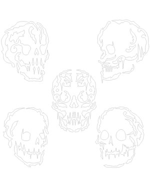 Gothic Skull Patterns